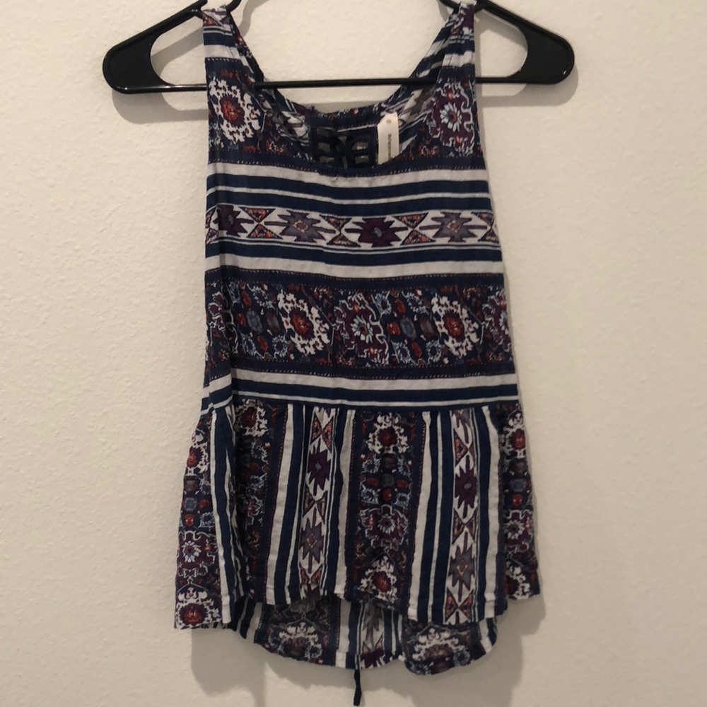 Aztec Print Tank Top